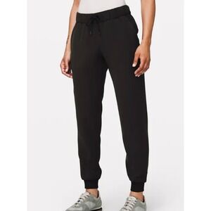 Lululemon Jogger Lounge Drawstring Comfy Casual Pants‎ Black Size 4